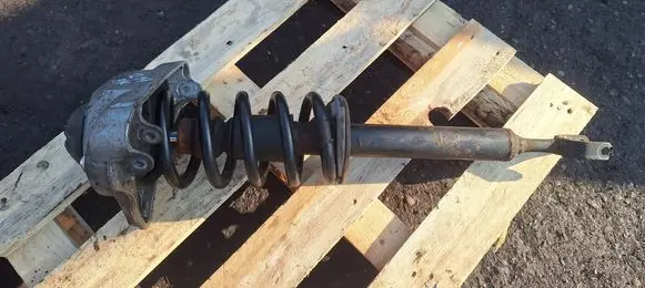 Audi A6 S6 C6 4F Front shock absorber with coil spring 