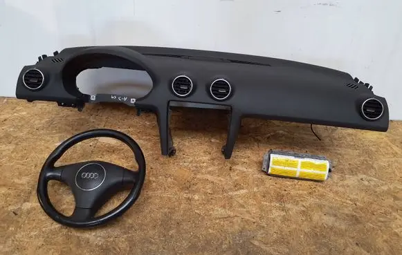 Audi A3 S3 8P Airbag set with panel 8P1857033