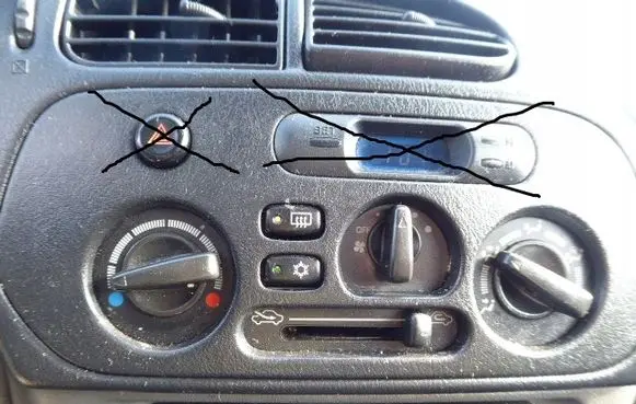 Mitsubishi Colt Climate control unit