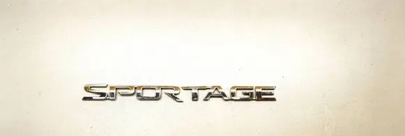 KIA Sportage Rear loading door model letters 