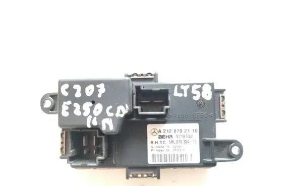 Mercedes-Benz E W212 Heater blower motor/fan resistor A2128702110 5HL01038410