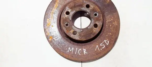 Nissan Micra Front brake disc ventiliuojamas