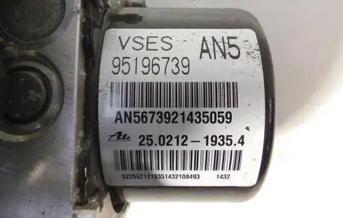 Opel Antara ABS Pump 95196739 25.0212-1935.4 28.5265-3102.3
