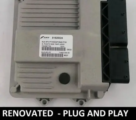 Fiat Punto (188) Engine control unit/module 51825024 7160024000 70H0ETT51