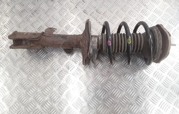 Front shock absorber with coil spring