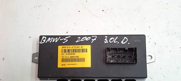 BMW 7 E65 E66 Engine control unit/module 3714-6773532-01