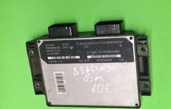 Citroen Berlingo Engine control unit/module R04080028C 9650360080 9650359580