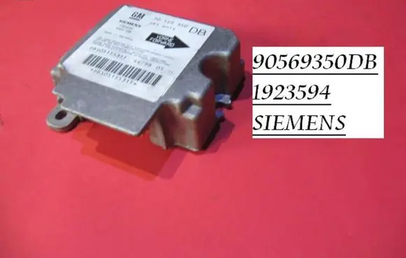Opel Zafira A Airbag control unit/module 90569350DB 1923594