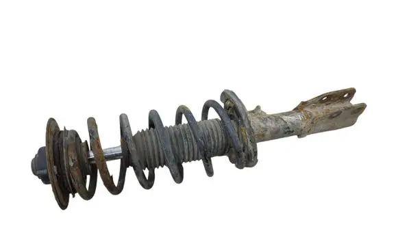 Front shock absorber with coil spring