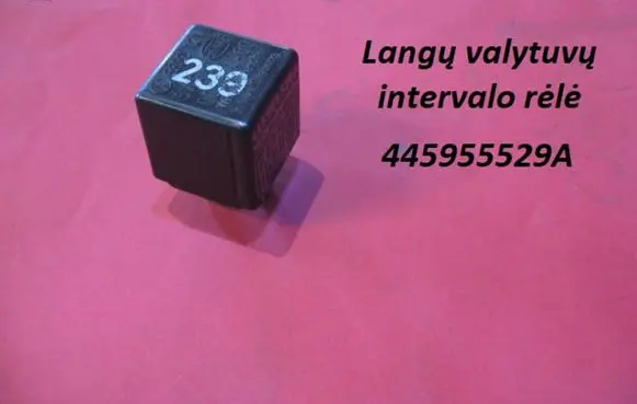 Volkswagen PASSAT B2 Window wiper interval relay 445955529A
