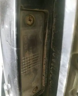 Opel Antara Number plate light