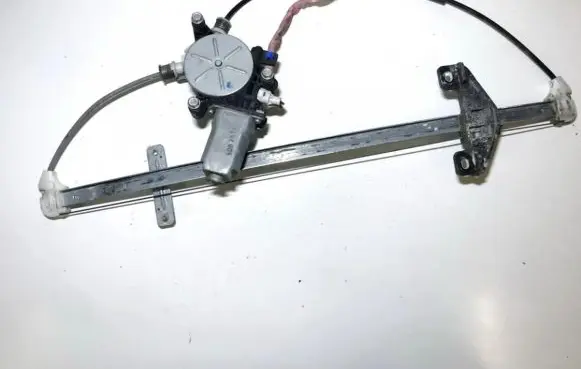 Sliding door window regulator with motor