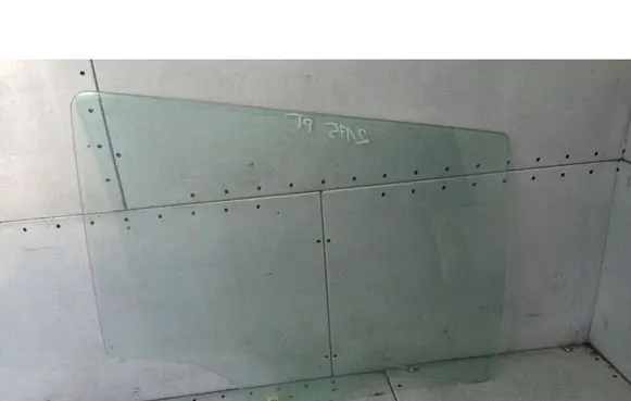 Mazda 626 Rear door window glass 