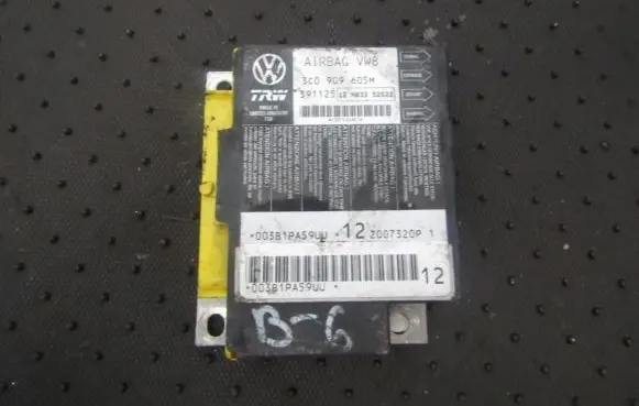 Volkswagen PASSAT B6 Airbag control unit/module 3c0909605m 391125