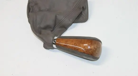 Gear lever shifter trim leather/knob
