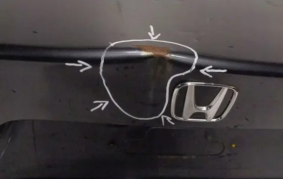 Honda Accord Tailgate/trunk/boot lid NH658P