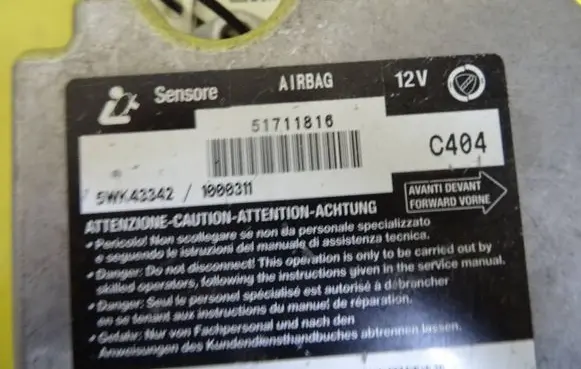 Fiat Stilo Airbag control unit/module 51711816 5WK43342