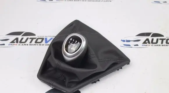 BMW 1 F20 F21 Gear lever shifter trim leather/knob 7596073