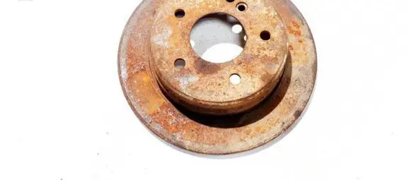 Mercedes-Benz C W202 Rear brake disc neventiliuojamas