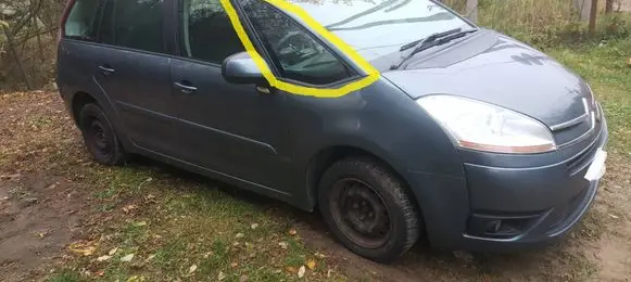 Citroen C4 Grand Picasso Front triangle window/glass 