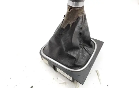 Gear lever shifter trim leather/knob