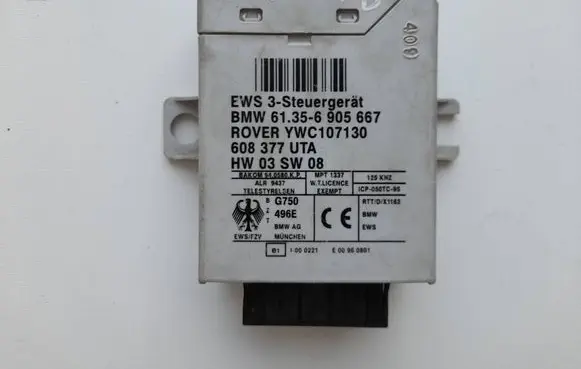 BMW X5 E53 Immobilizer control unit/module 61356905667