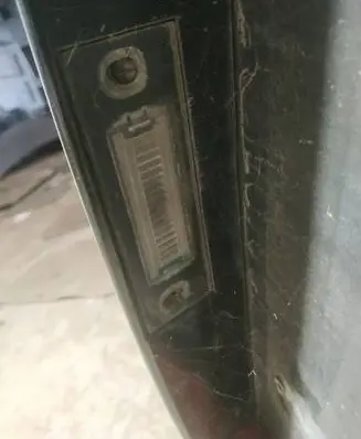 Fiat Stilo Number plate light