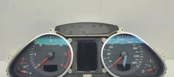 Audi A6 S6 C6 4F Speedometer (instrument cluster) 5550007301