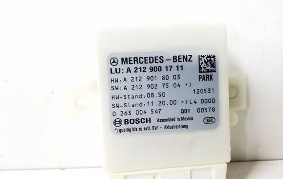 Mercedes-Benz E C207 W207 Parking PDC control unit/module A2129001711