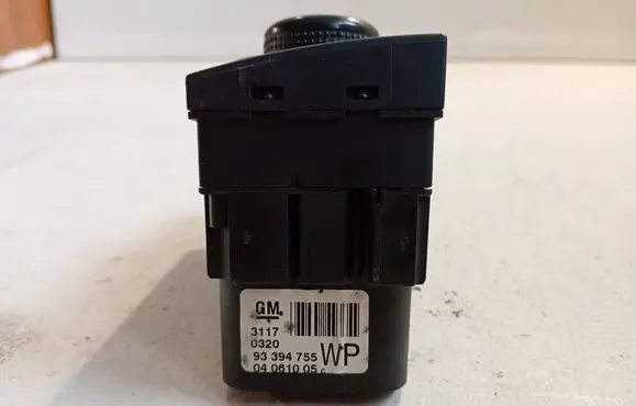 Opel Meriva A Light switch 93394755