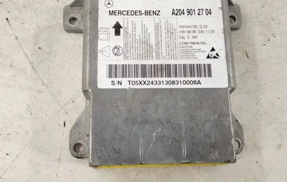 Mercedes-Benz C W204 Airbag control unit/module A2049012704 2049012704