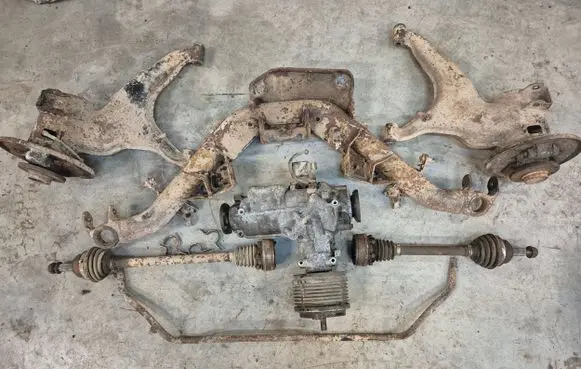 Volkswagen Golf II Rear axle beam 191505099B 1H0505345 SYNCRO