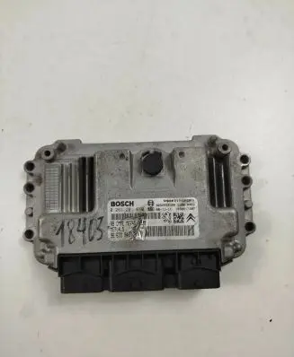 Peugeot 307 Engine control unit/module 9663394680 0261201610