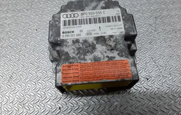 Audi A3 S3 A3 Sportback 8P Airbag control unit/module 8P0959655C 0285001666