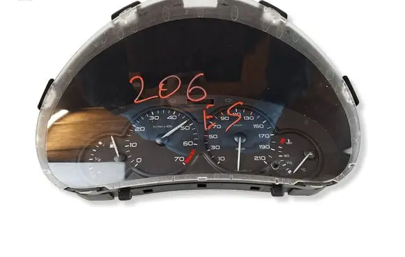 Peugeot 206 Speedometer (instrument cluster) 9634961180