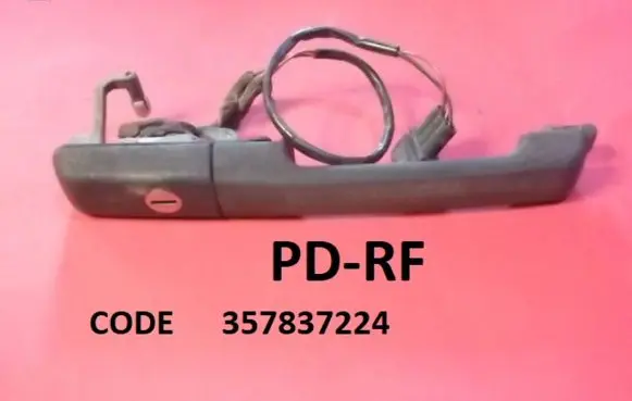 Seat Toledo I (1L) Front door exterior handle 357837224
