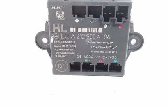 Mercedes-Benz C W204 Door control unit/module A2129004106