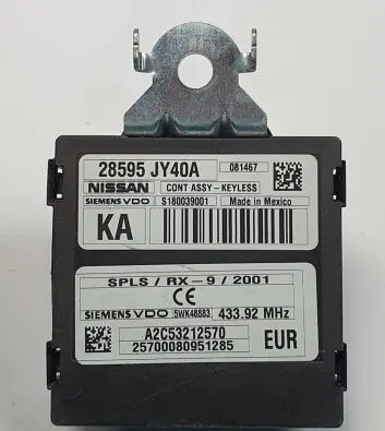 Renault Koleos I Other control units/modules 28595JY40A