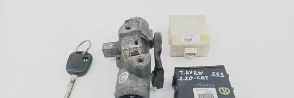 Toyota Avensis T250 Engine ECU kit and lock set 450200504 736670A VALEO