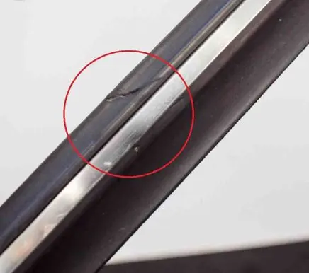 Mercedes-Benz SLK R172 Front door glass trim molding A1727200124