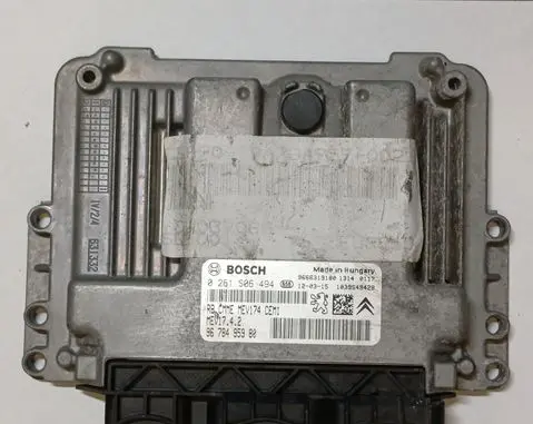 Peugeot 308 Engine control unit/module 9678495980 0261S06494 MEV1742