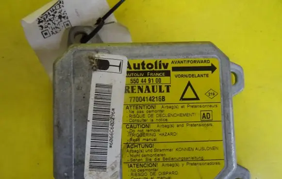 Renault Laguna I Airbag control unit/module 7700414216B 550449100