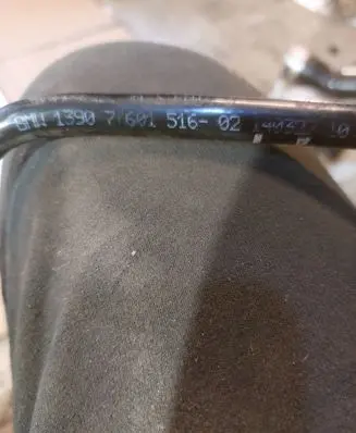 BMW 5 F10 F11 Vacuum line/pipe/hose 140327 760151602