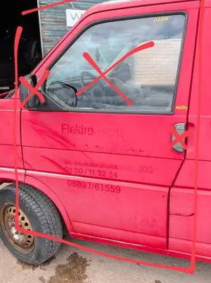 Volkswagen Transporter - Caravelle T4 Front door