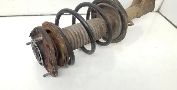 Front shock absorber with coil spring