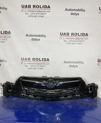 Opel Crossland X Front bumper upper radiator grill