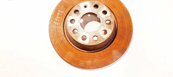 Volkswagen PASSAT B6 Rear brake disc neventiliuojamas