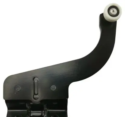 Volkswagen Multivan T7 Sliding door upper roller guide/hinge 7T0843436E