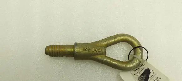 Towing hook eye