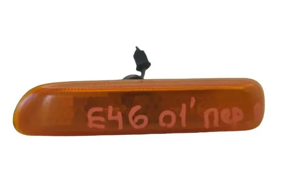 BMW 3 E46 Front fender indicator light 63138370720 122112